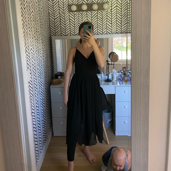 Zara Pants - Zara Black Asymmetrical Jumpsuit